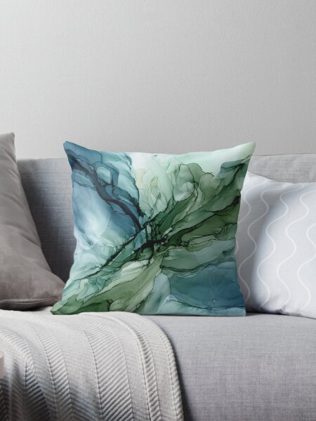 Item preview, Nature Landscape Inspired Abstract Flow Painting 1 designed and sold by Elizabeth  Karlson.
