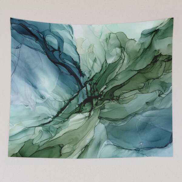 Item preview, Nature Landscape Inspired Abstract Flow Painting 1 designed and sold by Elizabeth  Karlson.