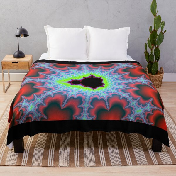 Artikelvorschau, Neonfarben Spiked Mandelbrot Fractal entworfen und verkauft von magnetite360.