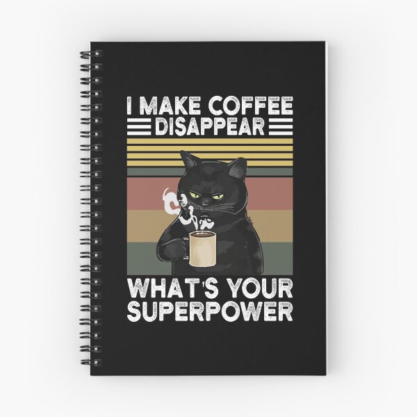Item preview, I Make Coffee Disappear What's Your Superpower Funny Vintage Coffee Lover Retro Gift designed and sold by Theobsessed01.