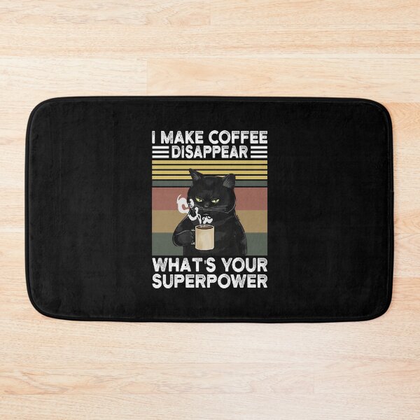 Item preview, I Make Coffee Disappear What's Your Superpower Funny Vintage Coffee Lover Retro Gift designed and sold by Theobsessed01.