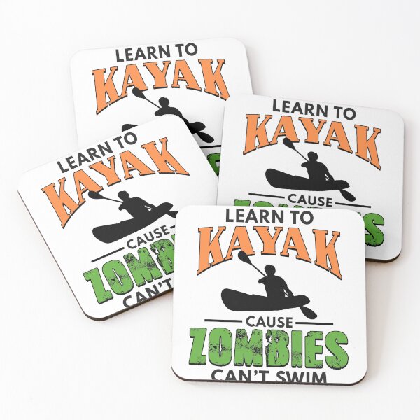 Item preview, Learn To Kayak Cause Zombies Can't Swim Kayaking designed and sold by Mesyo.