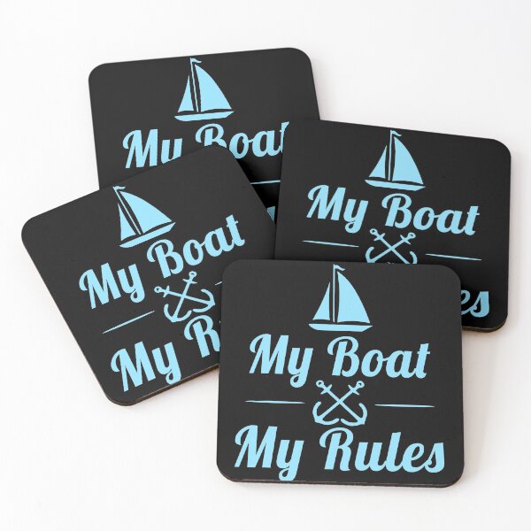 Item preview, My Boat My Rules Funny Boating Kayaking Sailing  designed and sold by Mesyo.