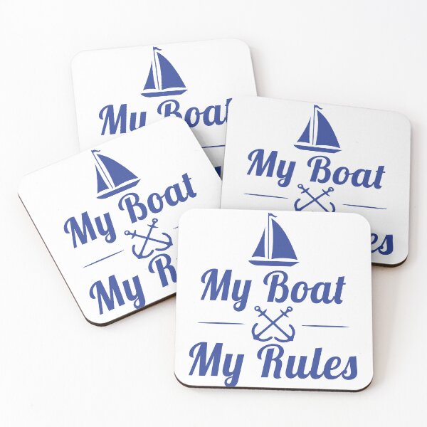 Item preview, My Boat My Rules Funny Boating Kayaking Sailing  designed and sold by Mesyo.