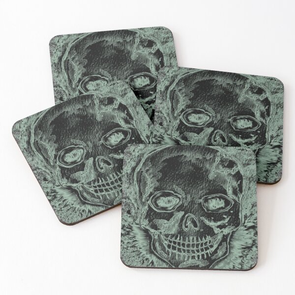 Item preview, Skull green XXL designed and sold by MissDubehs.