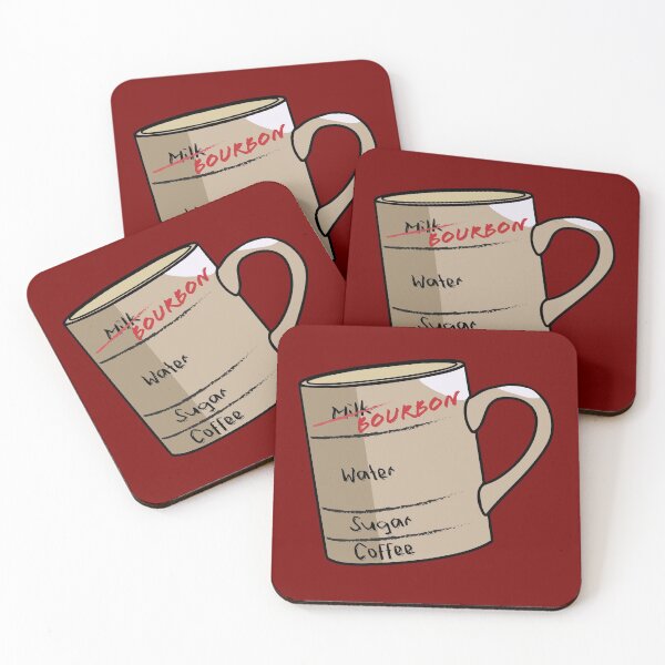 Artikelvorschau, Die Bourbon-Trinker-Kaffeeanleitung. Humor trinken entworfen und verkauft von MultistorieDog.