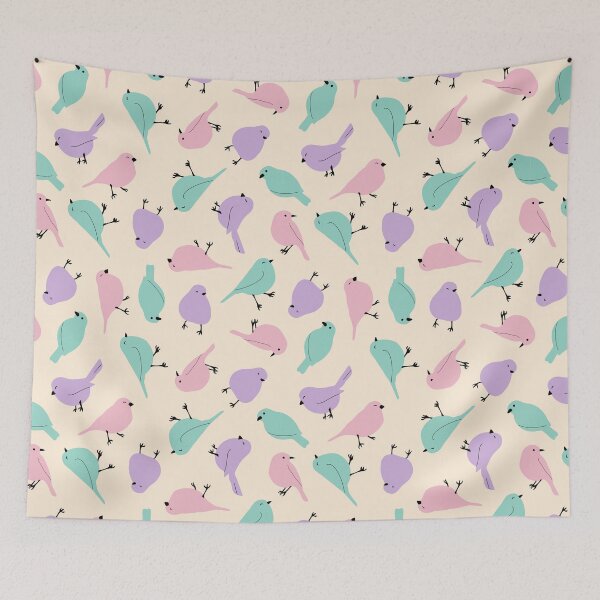 Item preview, colorful birds designed and sold by scribbli.