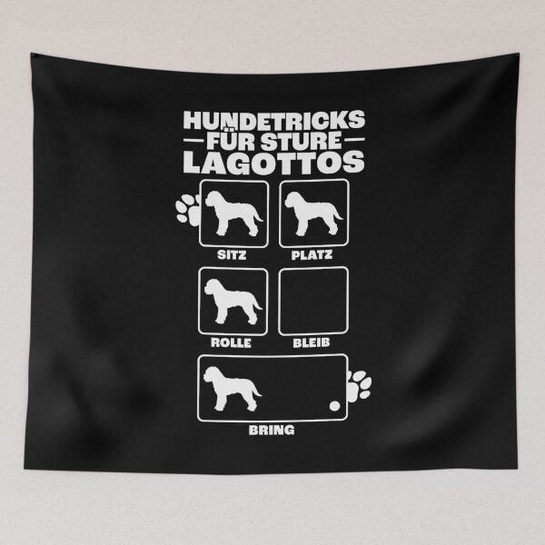 Item preview, Lagotto Romagnolo dog tricks truffle dog saying designed and sold by madgrfx.
