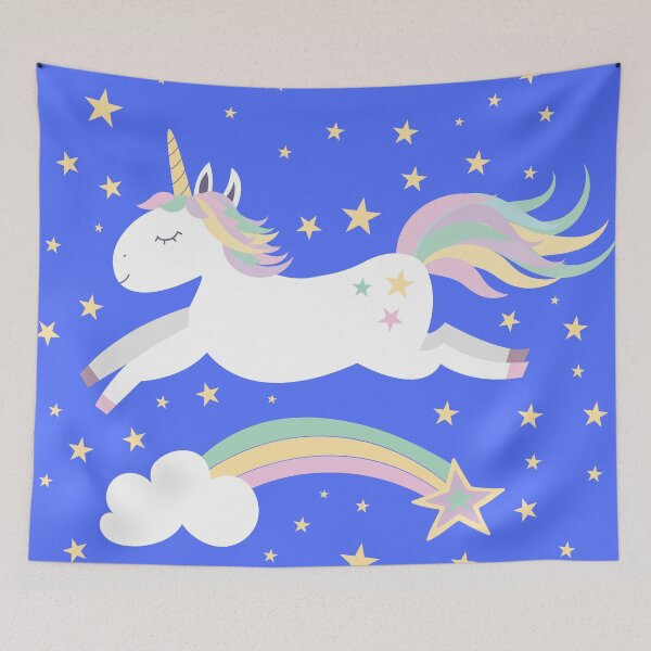 Item preview, Beautiful Unicorn With Star background designed and sold by MamaSweetea.