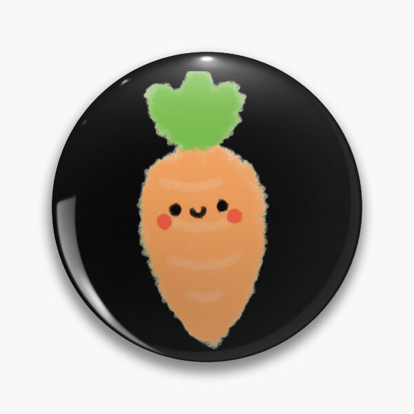 Item preview, Kawaii orange carrot smiling Doodle designed and sold by GLwithUs.