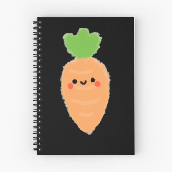 Item preview, Kawaii orange carrot smiling Doodle designed and sold by GLwithUs.