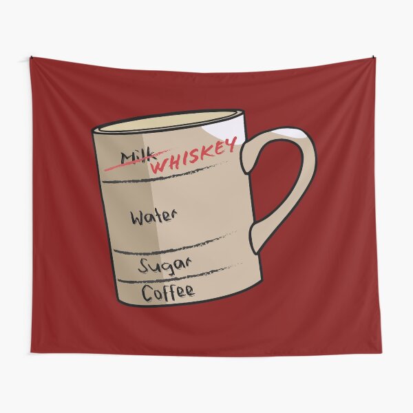 Item preview, The Whiskey Drinkers Coffee Instructions. Drinking humor designed and sold by MultistorieDog.