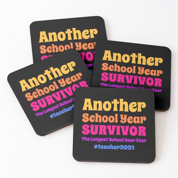 Item preview, Another School Year Survivor Vintage Teacher 2021 designed and sold by TamGustam.