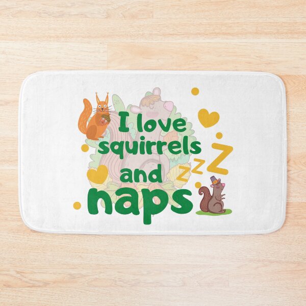 Item preview, I Love Squirrels And Naps -Funny Squirrel Lover Design- designed and sold by Red-ElYoubi.