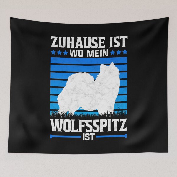 Item preview, Home is where my Keeshond is German Spitz saying designed and sold by madgrfx.