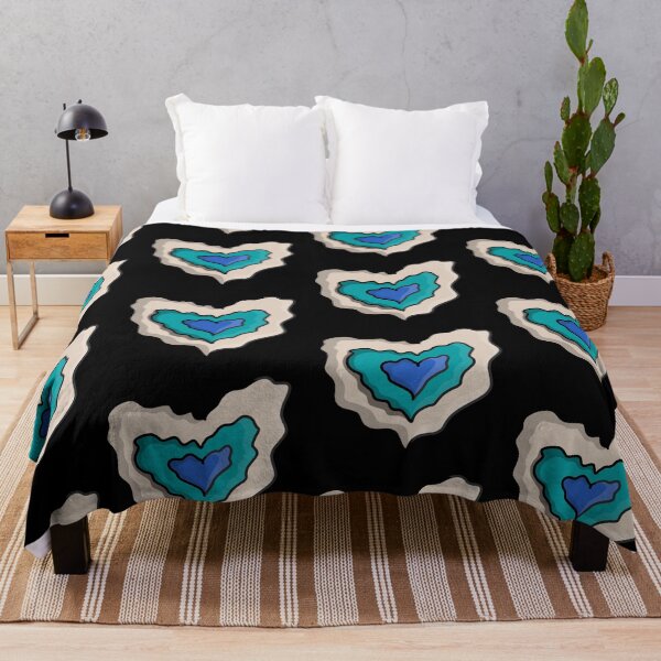 Item preview, Ocean wave heart inside heart hand drawn designed and sold by wavethreat.