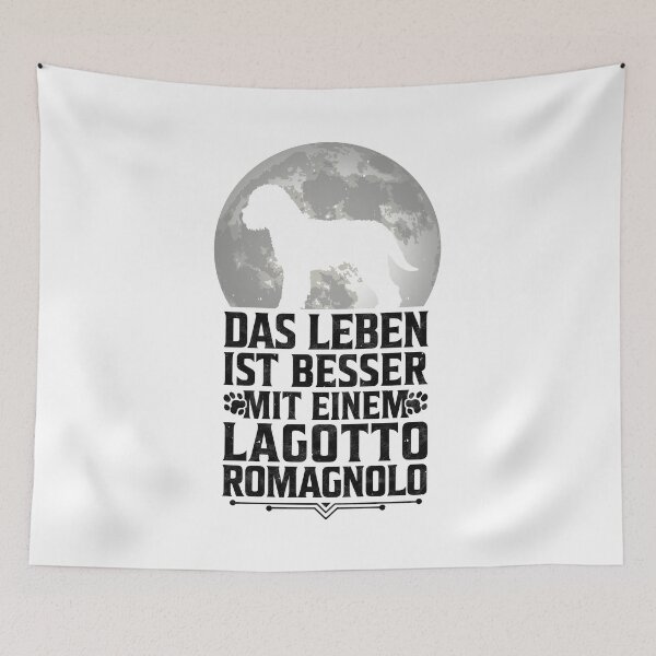 Item preview, Life is better with Lagotto Romagnolo truffle dog saying designed and sold by madgrfx.