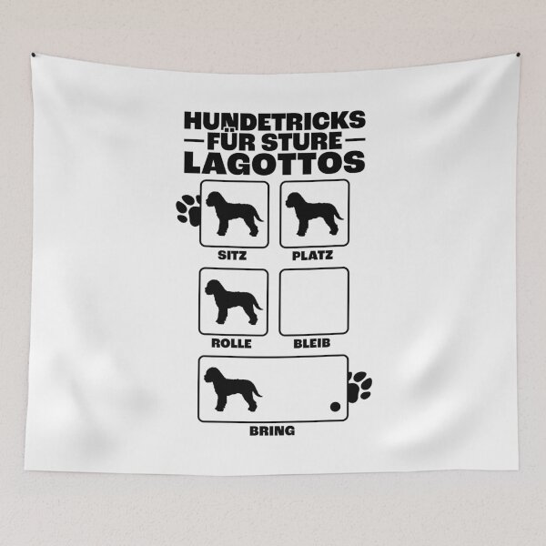 Item preview, Lagotto Romagnolo dog tricks truffle dog saying designed and sold by madgrfx.