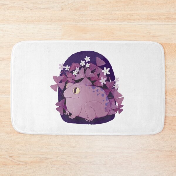 Item preview, Cute frog and oxalis designed and sold by elevenkivi.