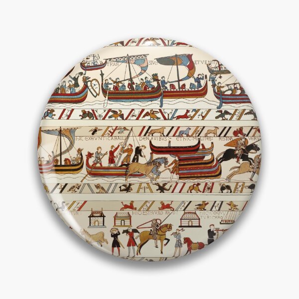 Item preview, BAYEUX TAPESTRY ,BATTLE OF HASTINGS ,NORMAN KNIGHTS HORSEBACK AND VIKING SHIPS designed and sold by BulganLumini.
