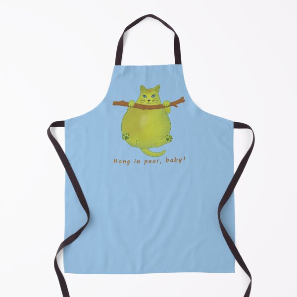 Item preview, Funny Pear Cat Cartoon– Hang in Pear Pun designed and sold by Crystal Raymond.