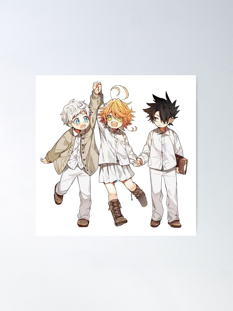 The Promised Neverland - Emma, Ray, and Norman Chibi Poster (15 x 20.5 –  ABYstyle USA