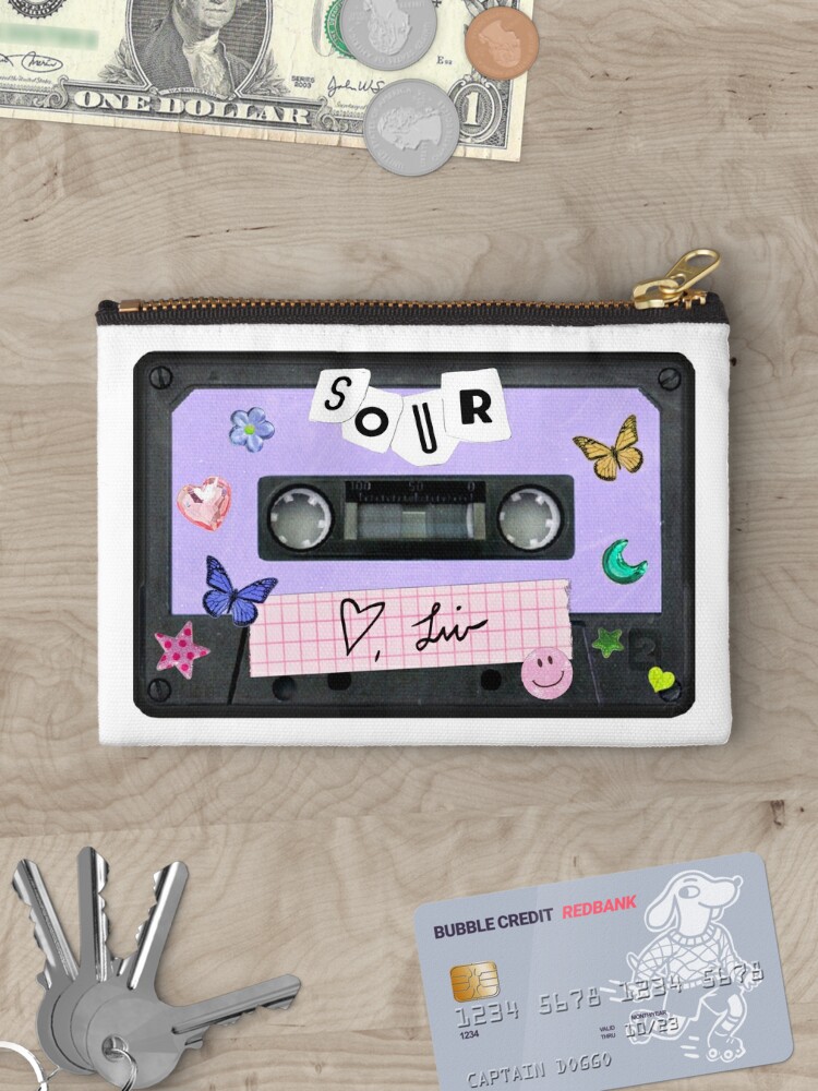 Discover Olivia Rodrigo Sour Cassette Makeup Bags