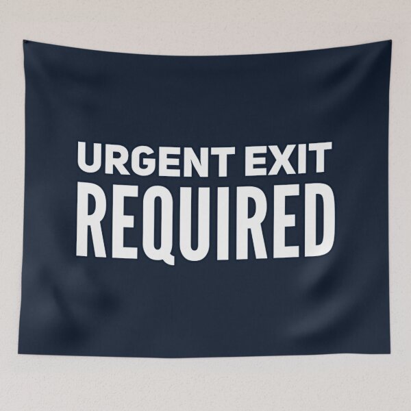 Item preview, Line of Duty Urgent Exit Required designed and sold by suver.