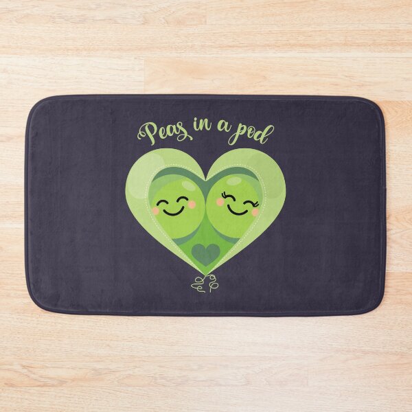 Item preview, Peas in a Pod (Heart) Navy designed and sold by VicEllisArt.