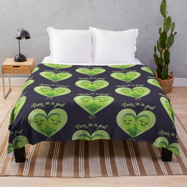 Item preview, Peas in a Pod (Heart) Navy designed and sold by VicEllisArt.