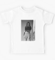 Alycia Debnam-Carey Black and White Name Kids Tee