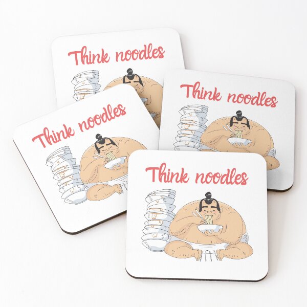 Item preview, Sumo eating noodles, think noodles designed and sold by Yellowsprint.