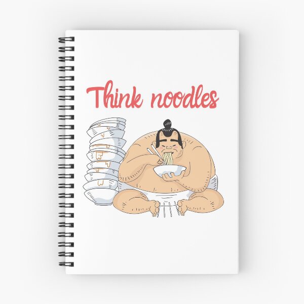 Item preview, Sumo eating noodles, think noodles designed and sold by Yellowsprint.