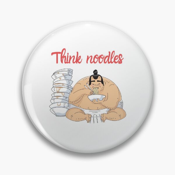 Item preview, Sumo eating noodles, think noodles designed and sold by Yellowsprint.