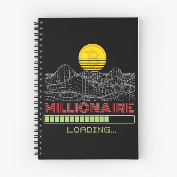 Item preview, Crypto Millionaire Loading Funny Bitcoin Ethereum  designed and sold by Waritha (02) Srithong.