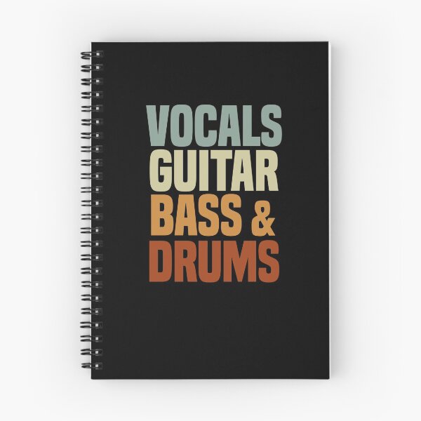 Item preview, vocals guitar bass drums designed and sold by blankshirt.