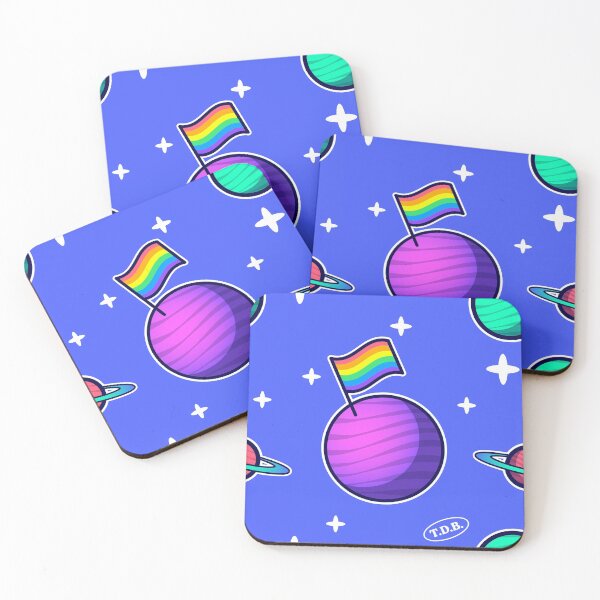 Item preview, Safe Space - LGBTQ Pride Galaxy Pattern designed and sold by thedarkbrook.