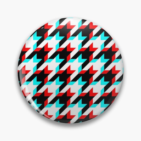 Item preview, houndstooth straight rgb glitch designed and sold by frauenbrauen.