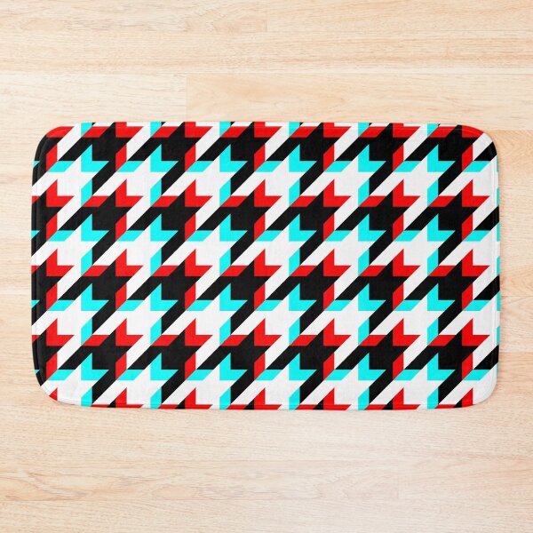 Item preview, houndstooth straight rgb glitch designed and sold by frauenbrauen.