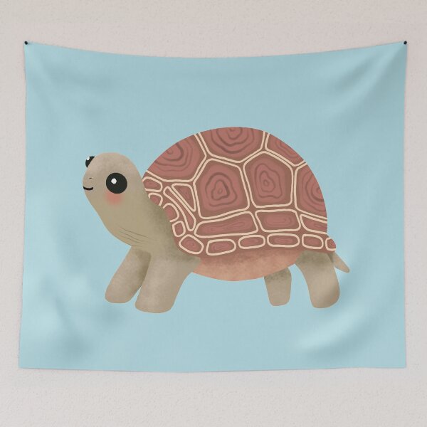 Item preview, Cute Giant Tortoise kawaii Turtle designed and sold by Groovysheck.