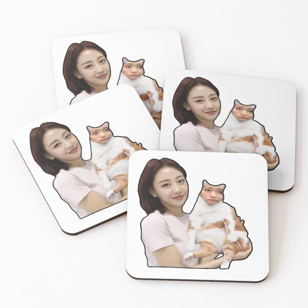 Item preview, loona yves holding cat hyunjin designed and sold by lippiesthighs.
