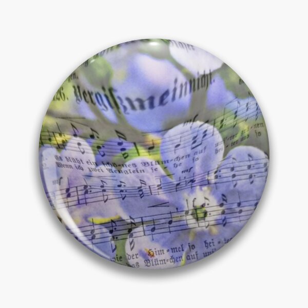 Item preview, Sing a song about forget-me-not - sheet music - photo collage designed and sold by kikidu21.