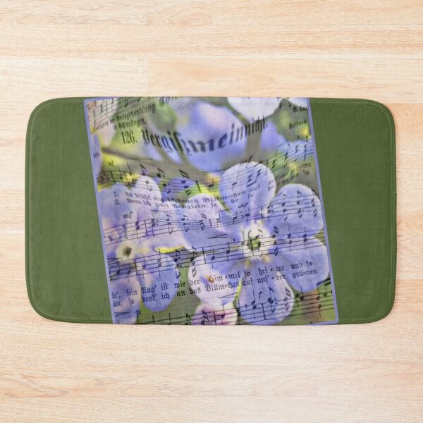 Item preview, Sing a song about forget-me-not - sheet music - photo collage designed and sold by kikidu21.