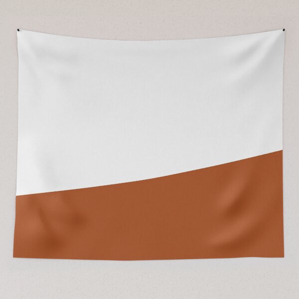 Item preview, Stripe Block (burnt orange/white) designed and sold by Design Minds Boutique.
