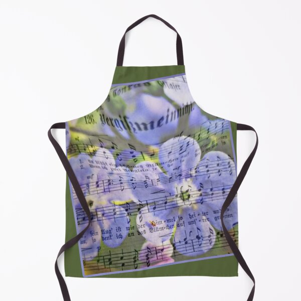 Item preview, Sing a song about forget-me-not - sheet music - photo collage designed and sold by kikidu21.