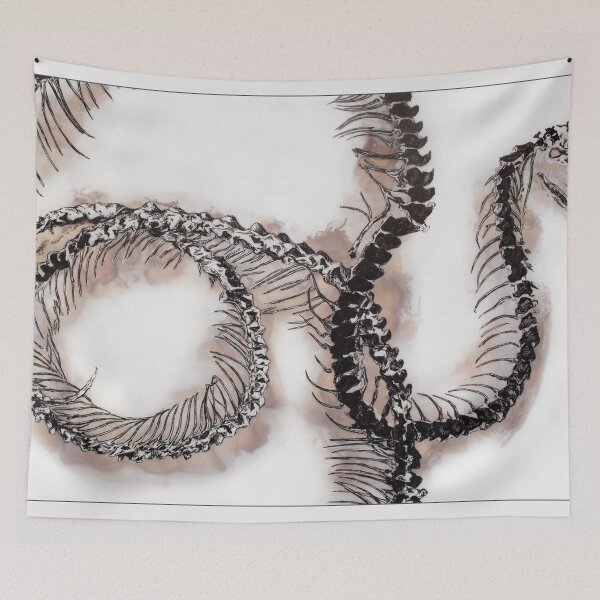 Item preview, Boavus Fossil Snake Drawing designed and sold by Hanna Fox.