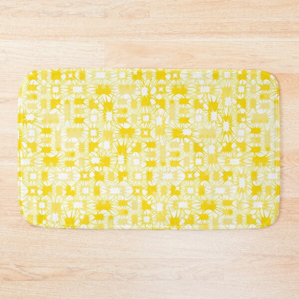 Item preview, Geometric, Pattern, Shapes, Lines, Modern,  Abstract, Art, Shocking - Yellow on No Color designed and sold by LucidLounger.