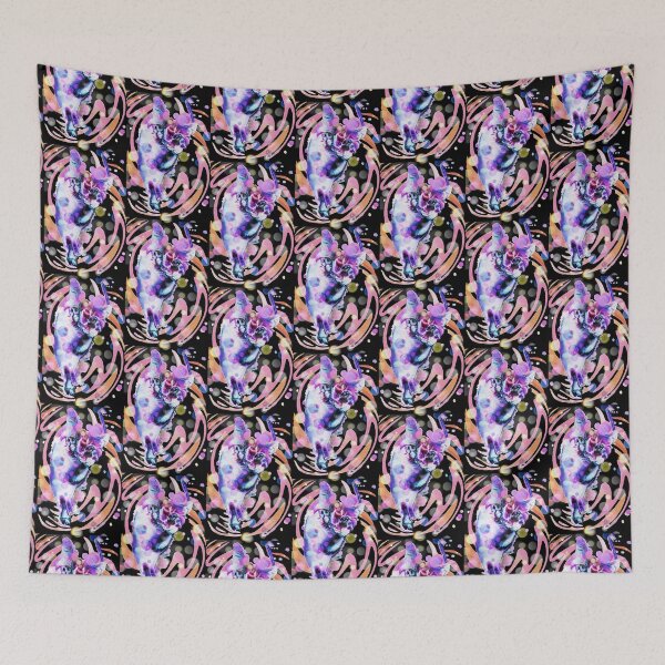 Item preview, Psychedelic trippy cat  designed and sold by Cyberomiz.