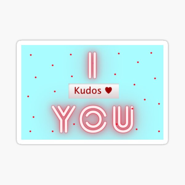 Kudos Stickers Redbubble