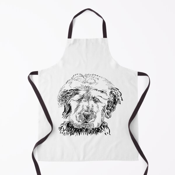 Item preview, portrait of labradoodle  designed and sold by VicaVeresk.